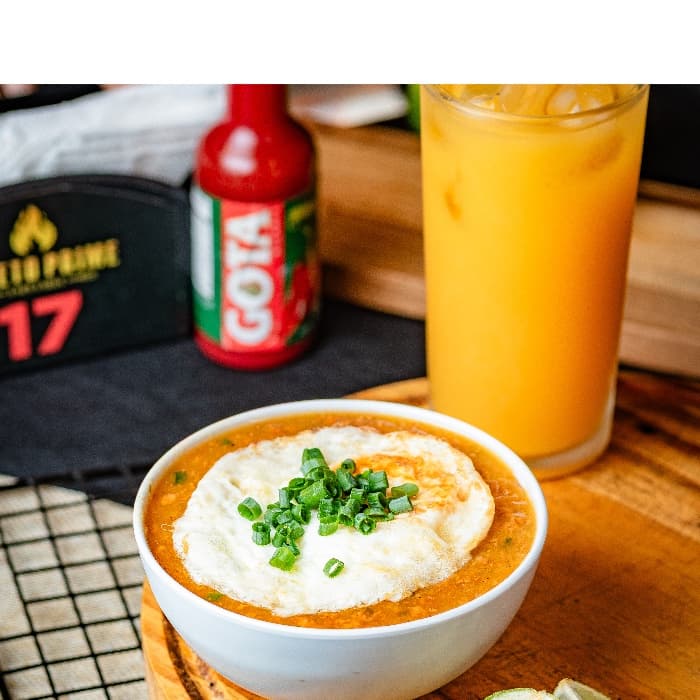 CALDO C\OVO + SUCO DE MARACUJÁ
