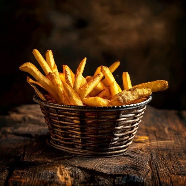 Porção de batata frita
