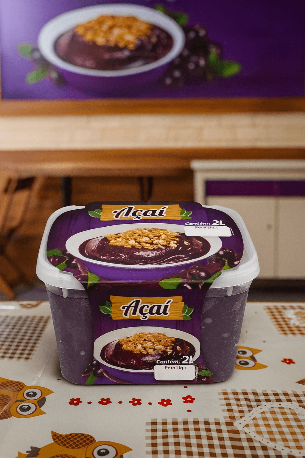 Açaí Puro Pote 2 Litros