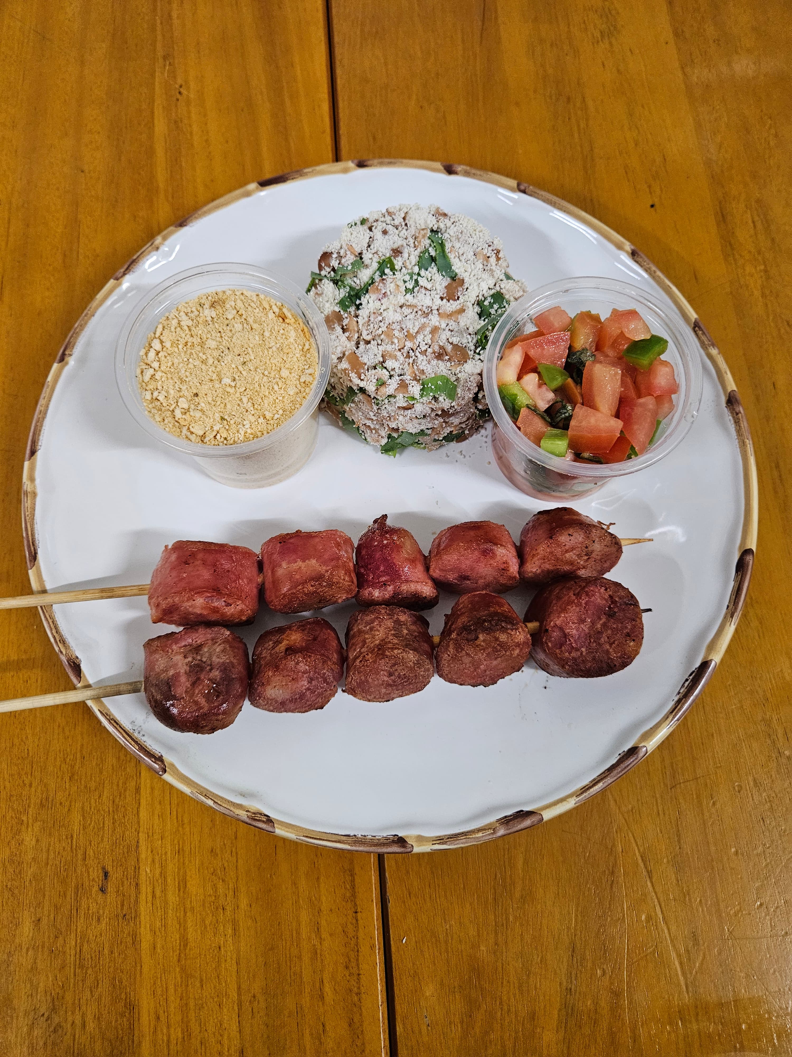 Espetinho de Linguiça