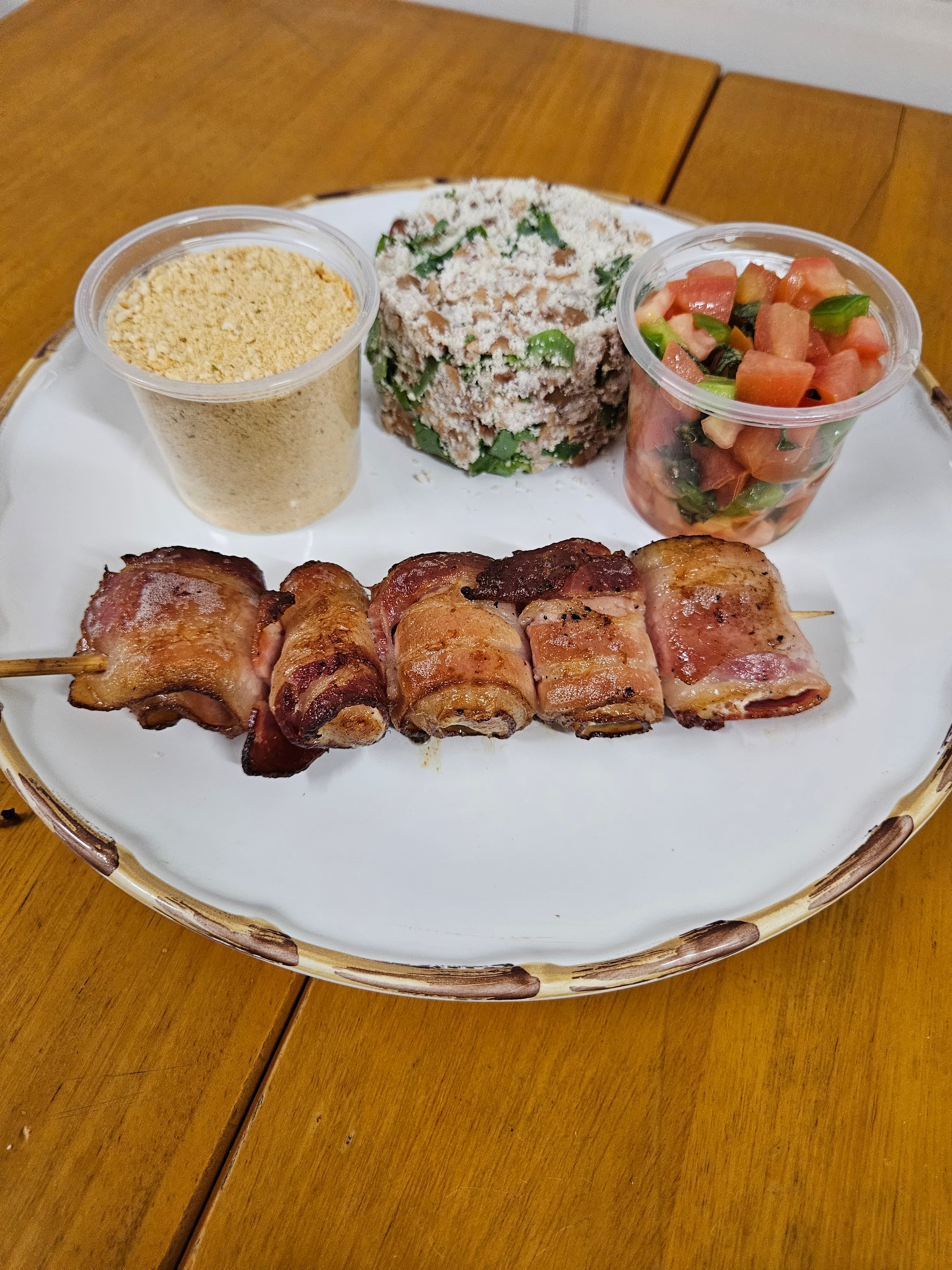 Espetinho de medalhão de carne